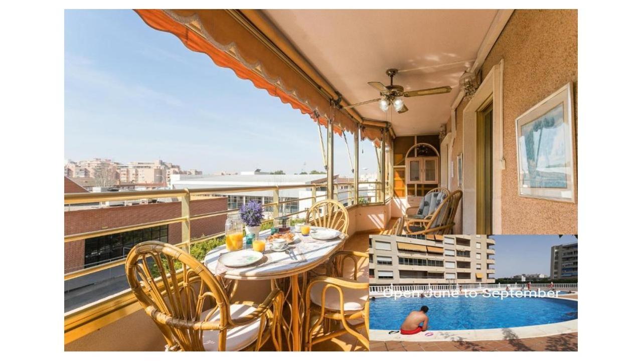 圣波拉Playa 500M Y Centro Pueblo 600M, Piscina, 4 Clim, 2 Parkings公寓 外观 照片