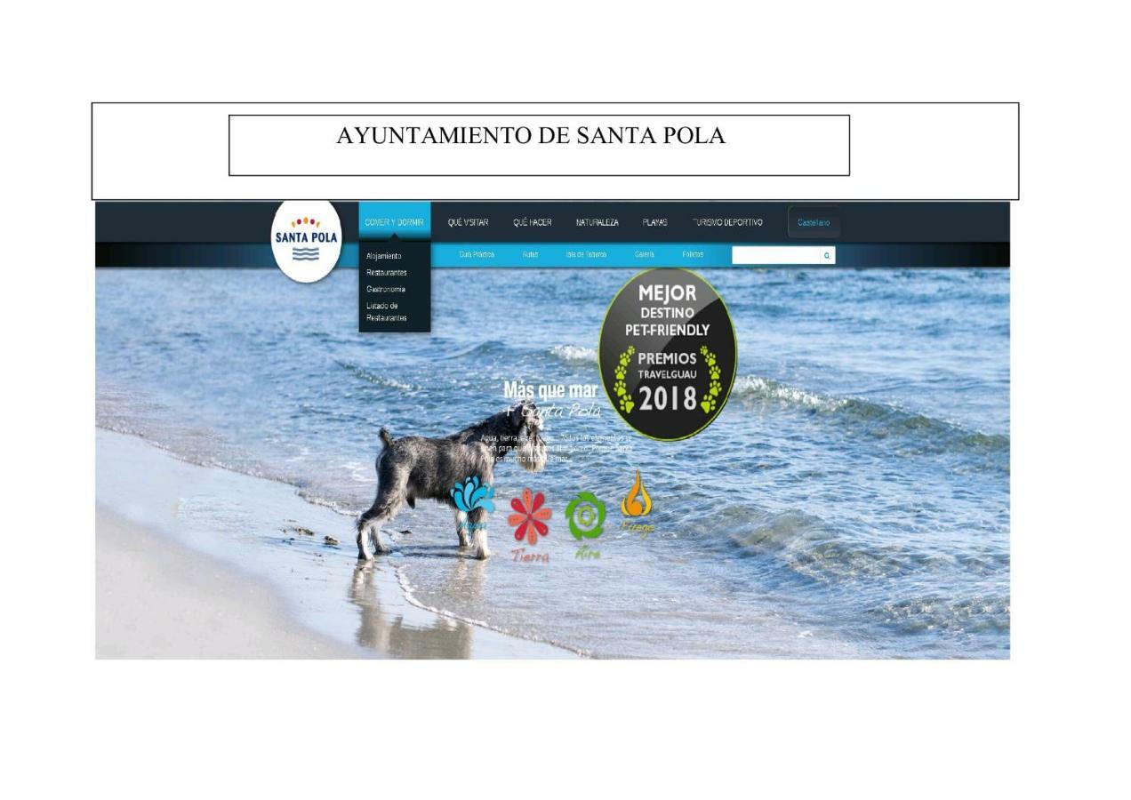 圣波拉Playa 500M Y Centro Pueblo 600M, Piscina, 4 Clim, 2 Parkings公寓 外观 照片